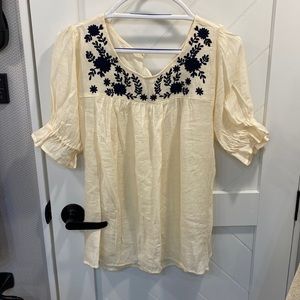 🏡Boutique top flowers flowy